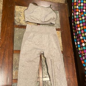 Gymshark High Waisted Flex Khahki Set
